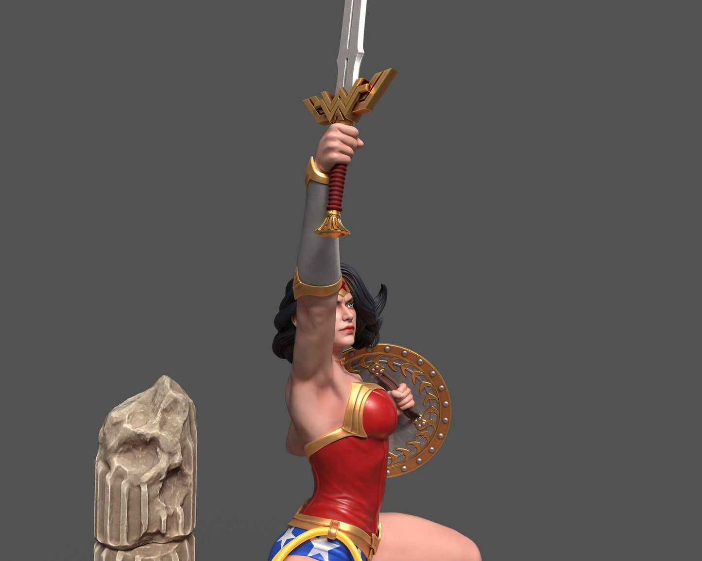 1469 Wonder Woman - DC Comics - STL 3D Print Files