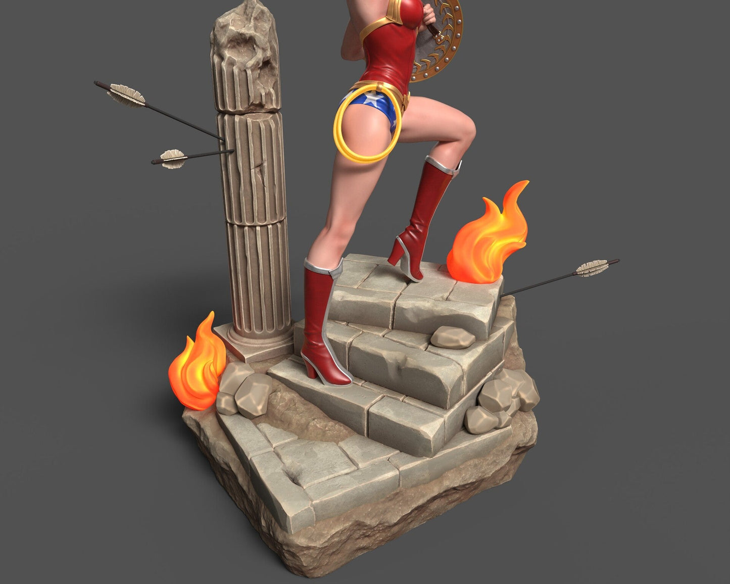 1469 Wonder Woman - DC Comics - STL 3D Print Files