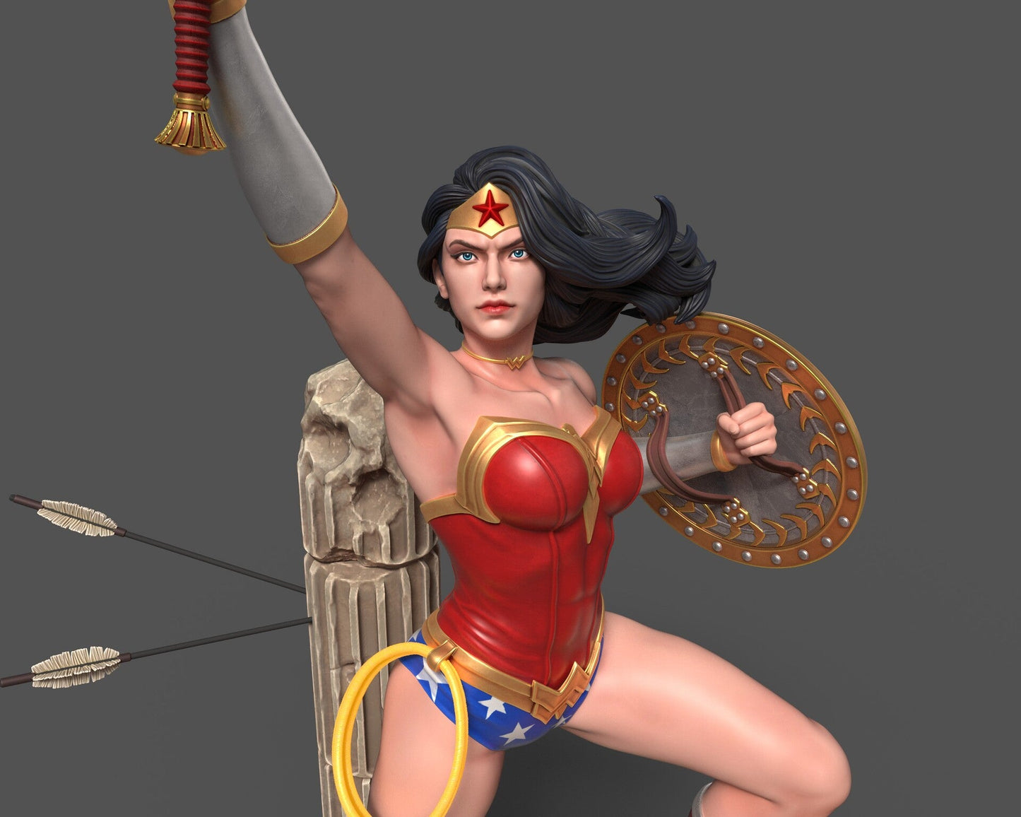 1469 Wonder Woman - DC Comics - STL 3D Print Files