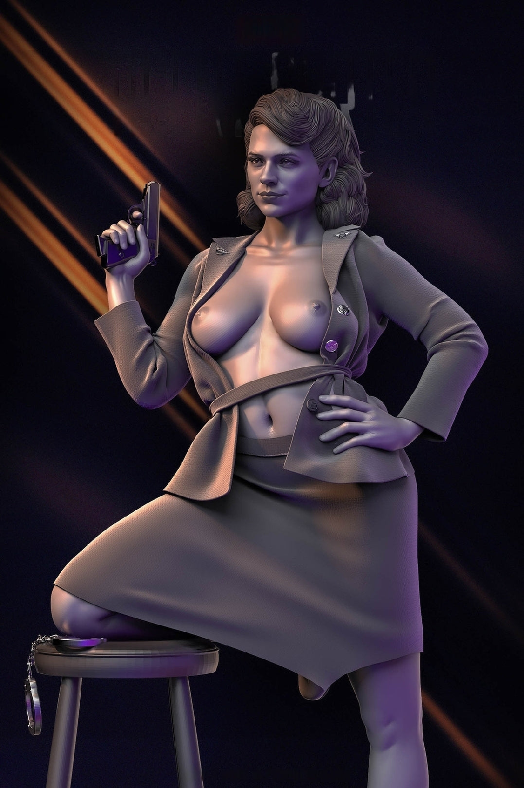 Peggy Carter NSFW - Agent Carter - STL 3D Print Files