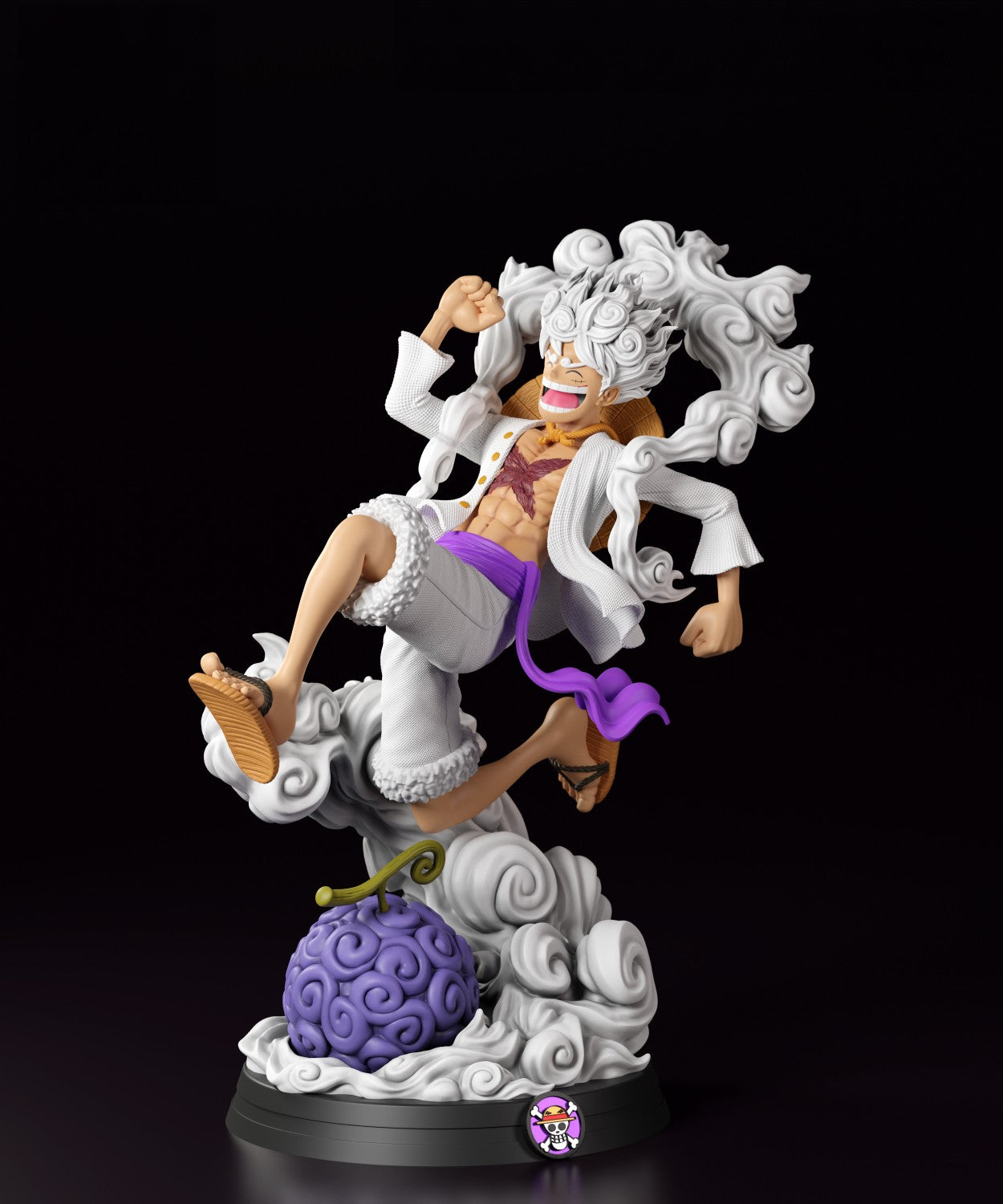 1608 Luffy Gear 5 - One Piece - STL 3D Print Files