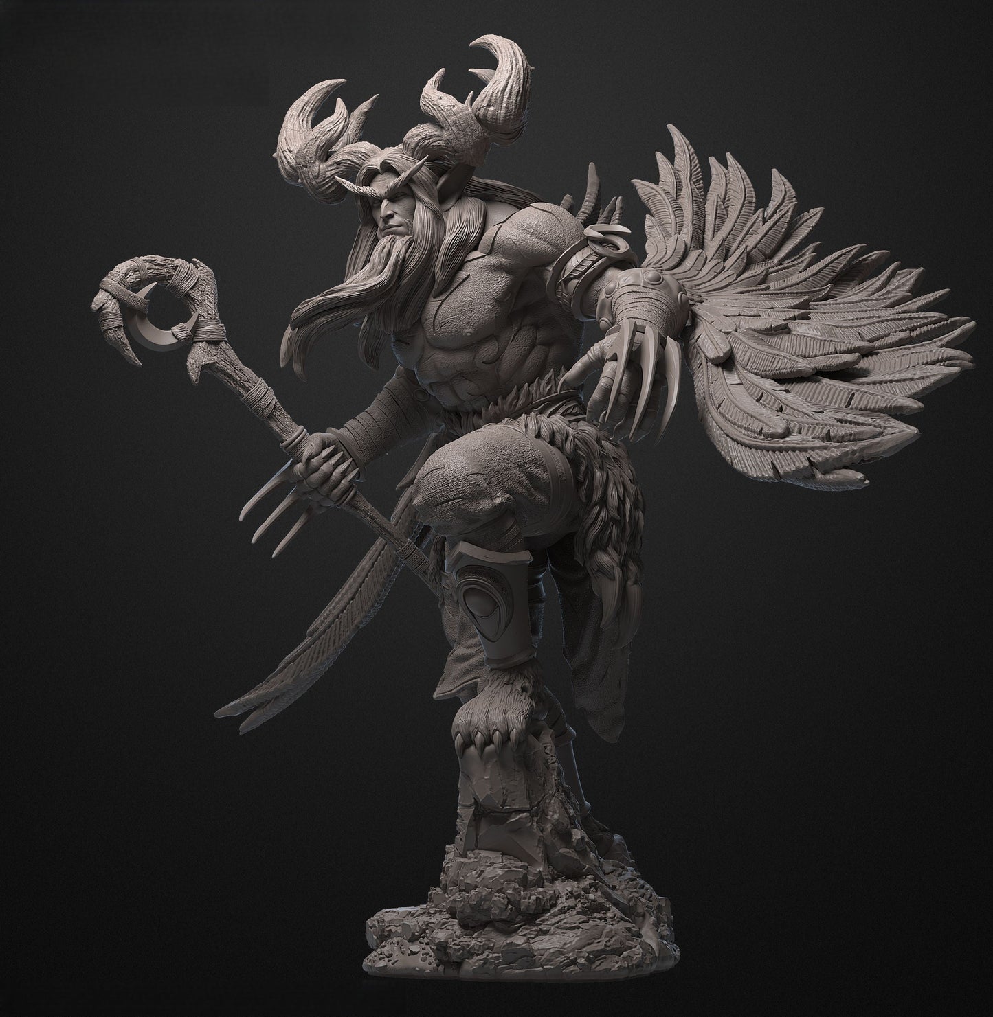 Malfurion Stormrage - World of Warcraft - STL 3D Print Files