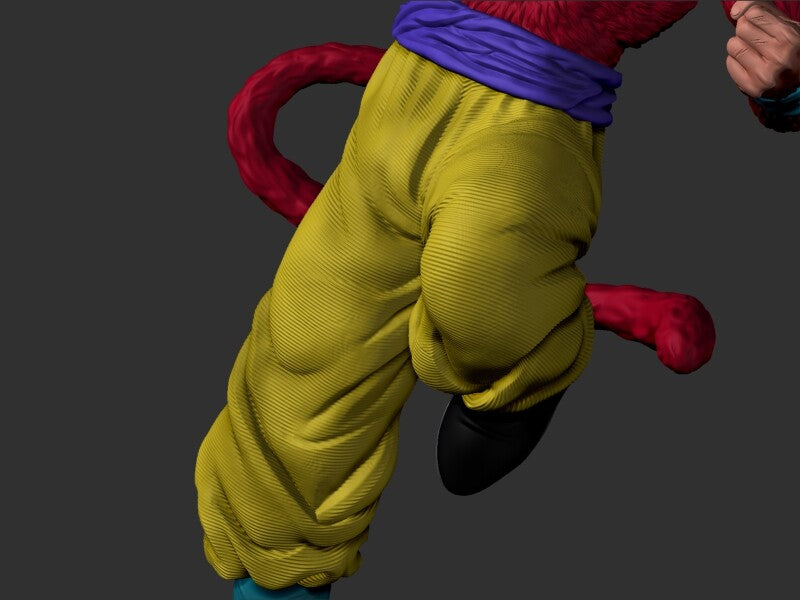 Goku SSJ4 AND Shenlong - Dragon Ball GT - STL 3D Print Files