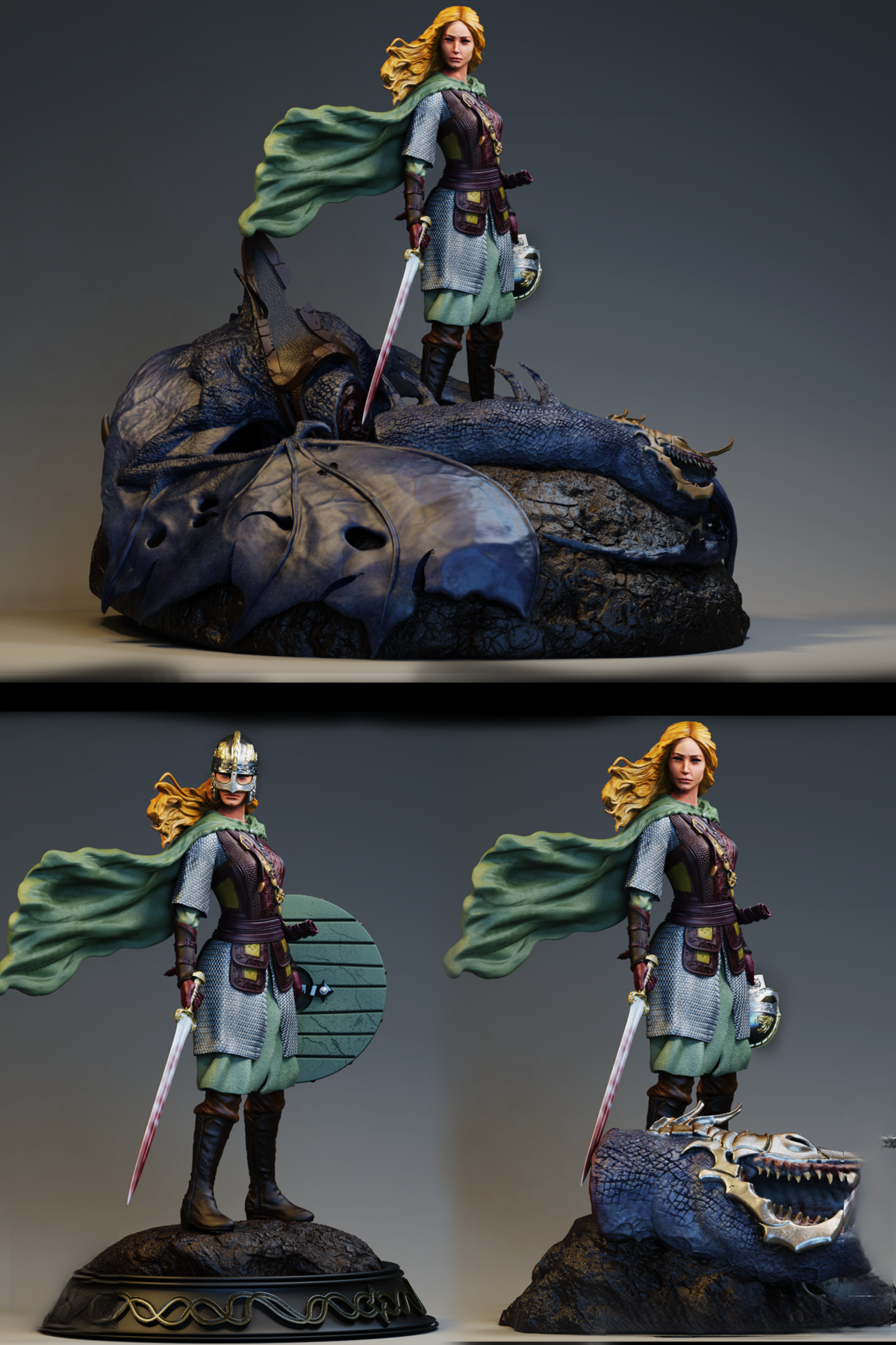 Eowyn - Lord Of The Rings - STL 3D Print Files