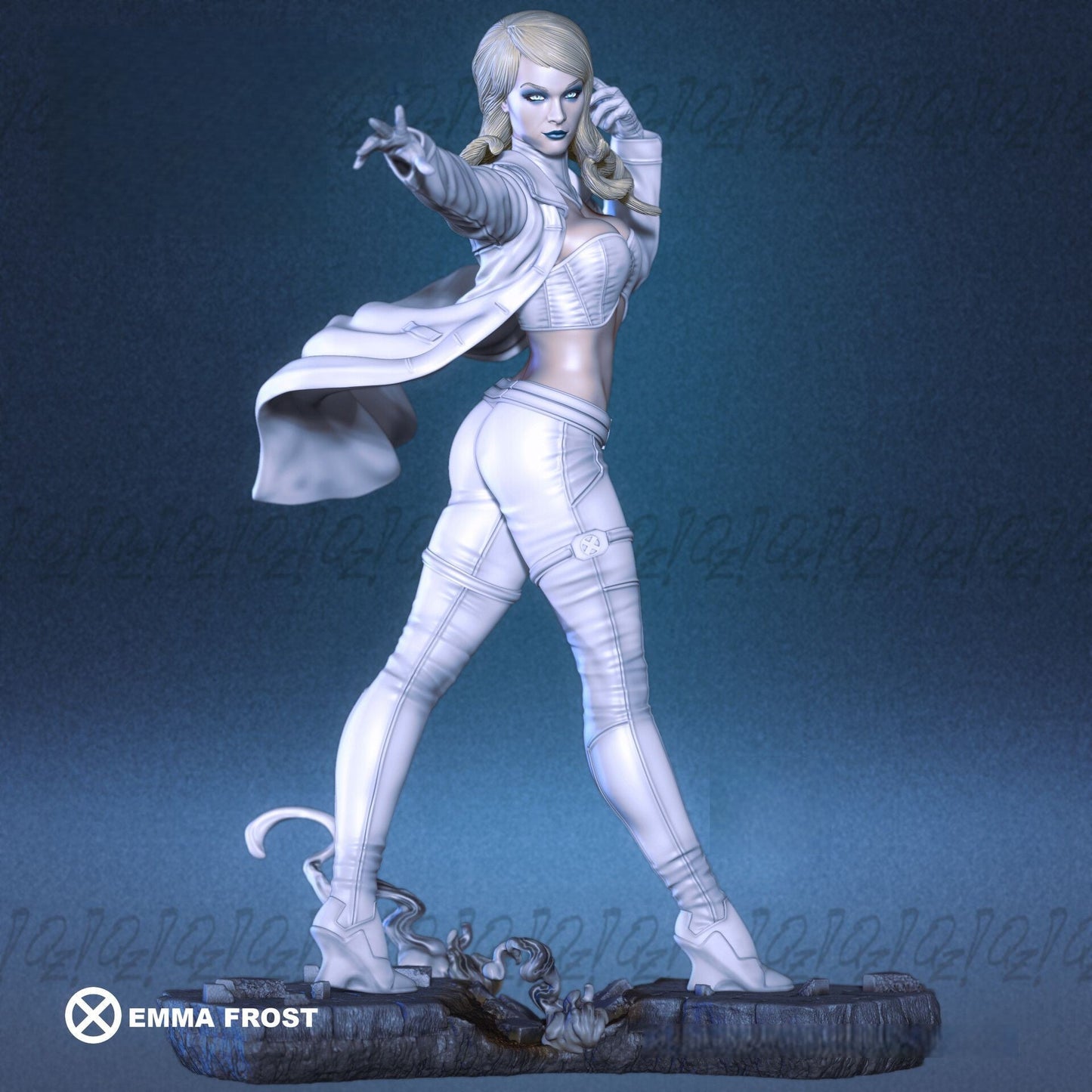 2018 Emma Frost NSFW- X-Men - STL 3D Print Files