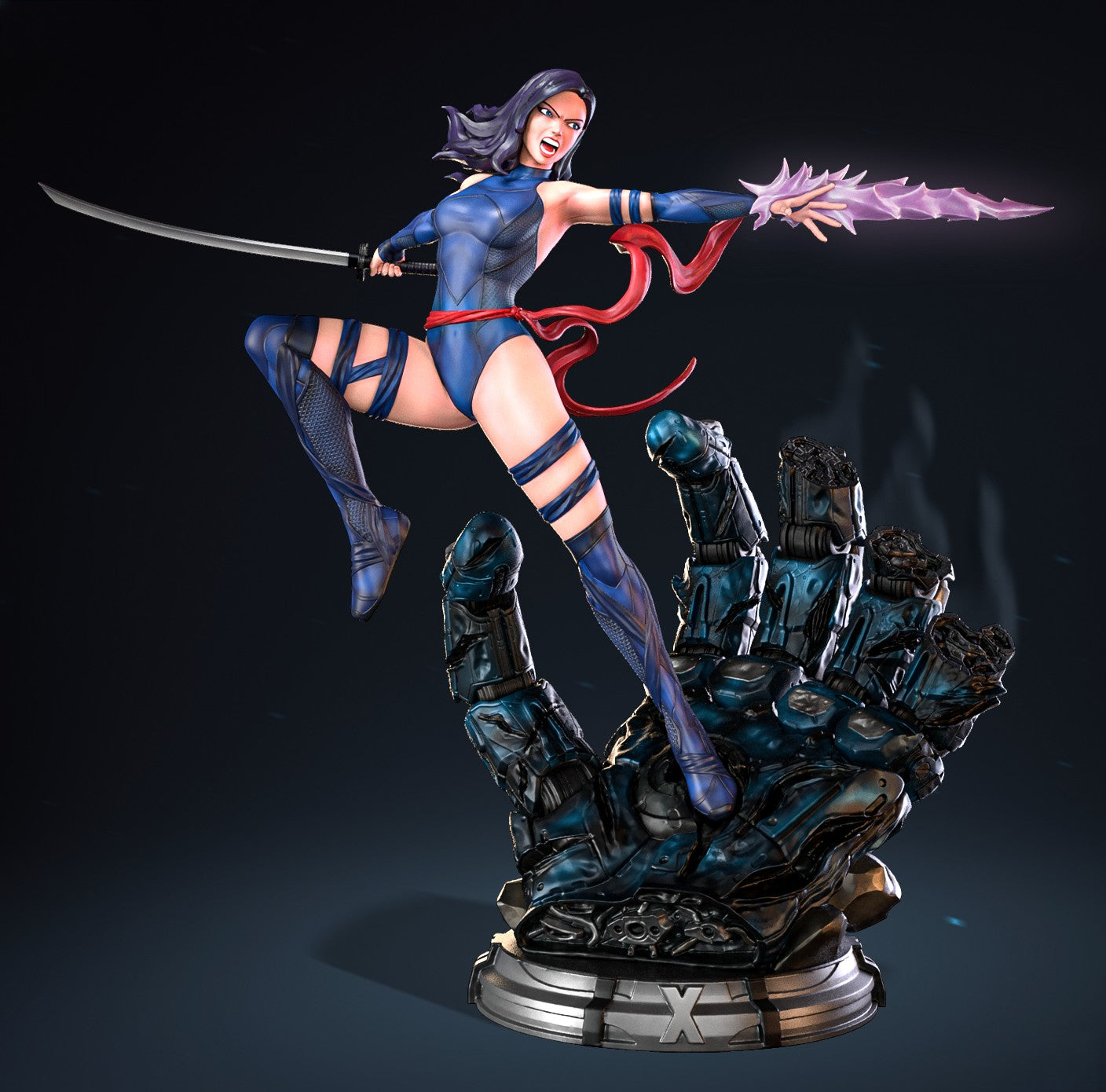 1379 Psylocke - X-MEN  - STL 3D Print Files