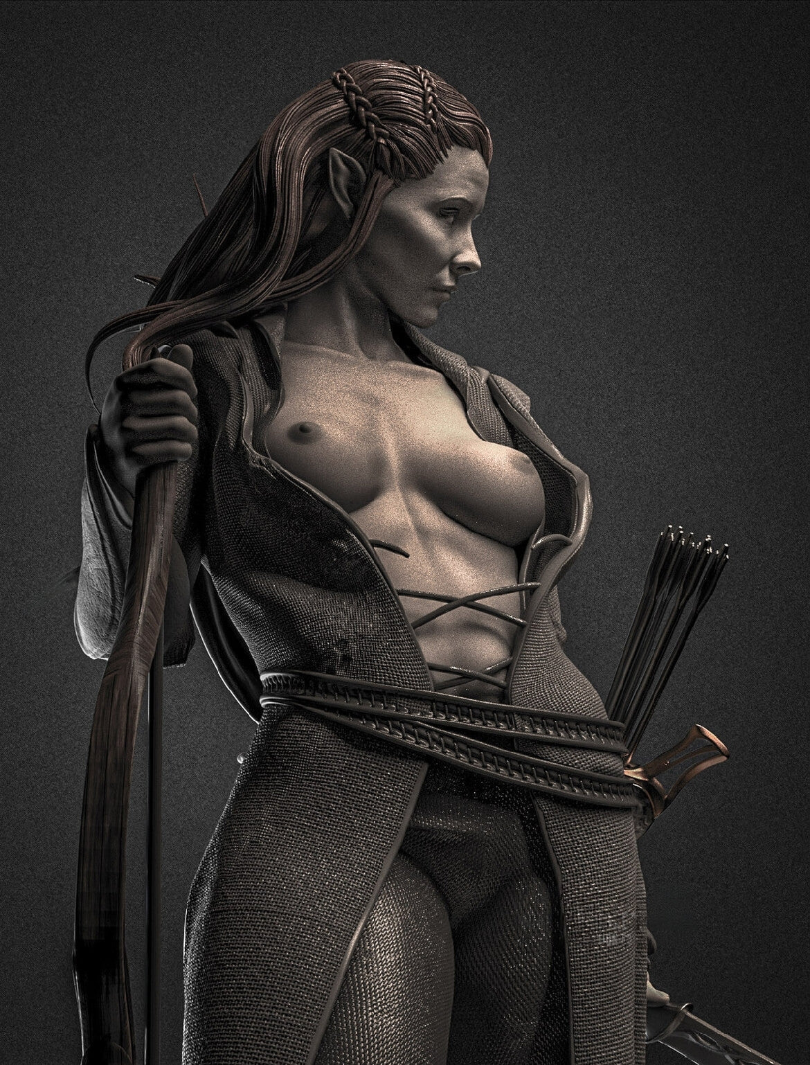 Tauriel NSFW - The Hobbit - STL 3D Print Files