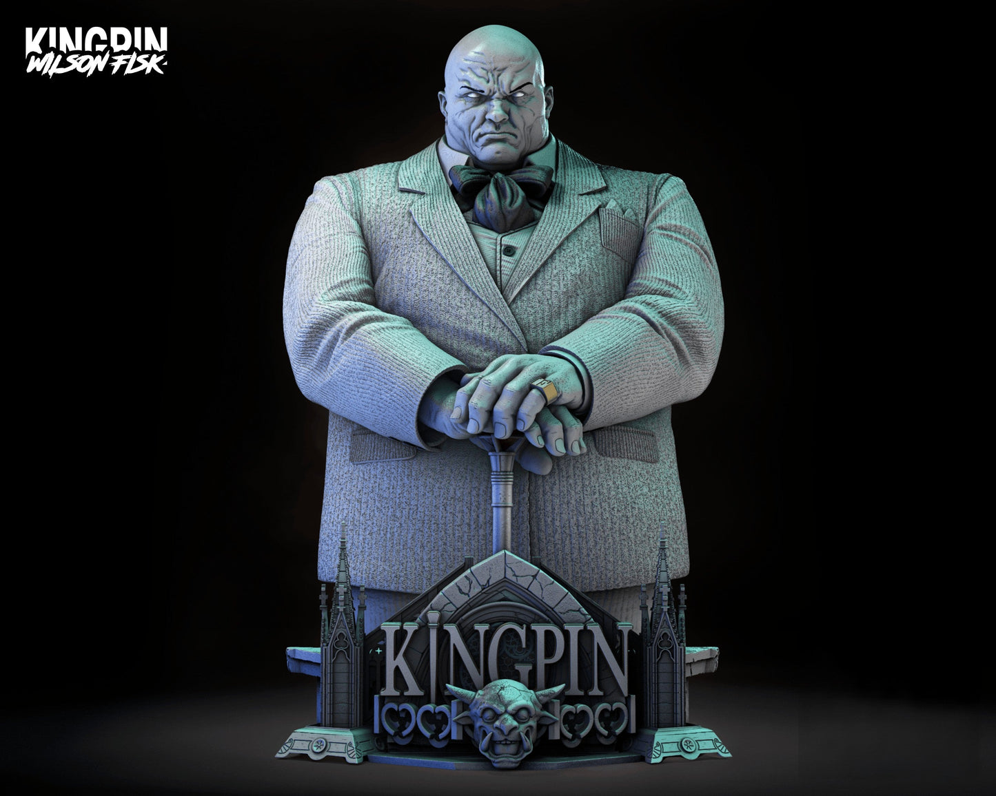 Kingpin Sculpture & Bust - Marvel Comics - STL 3D Print Files