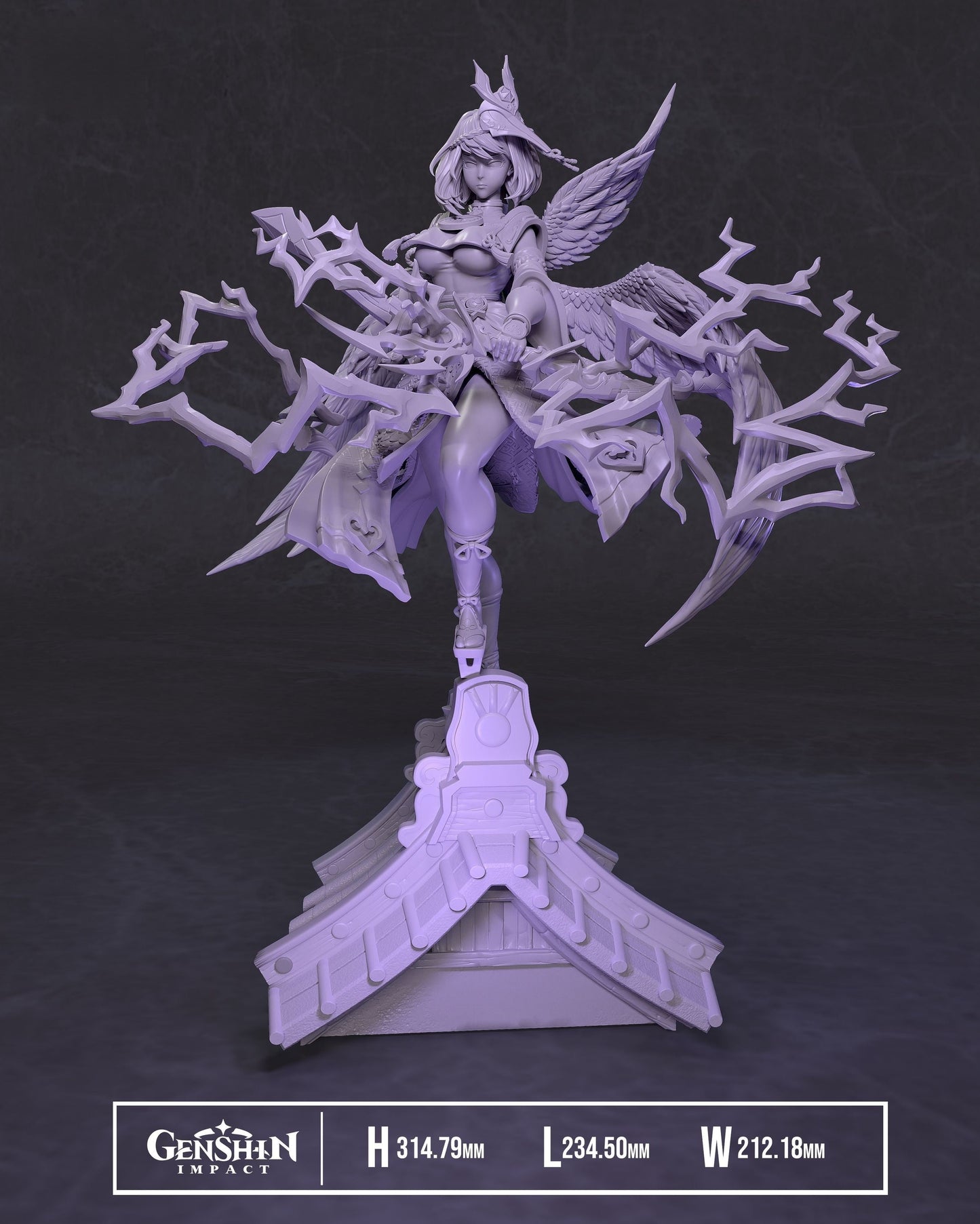 Kujou Sara - Genshin Impact - STL 3D Print Files 3D print model