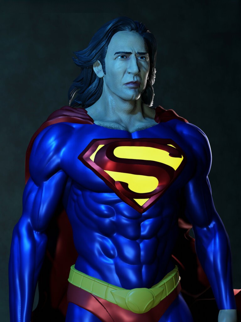 Superman Nicolas Cage - The Flash - STL 3D Print Files