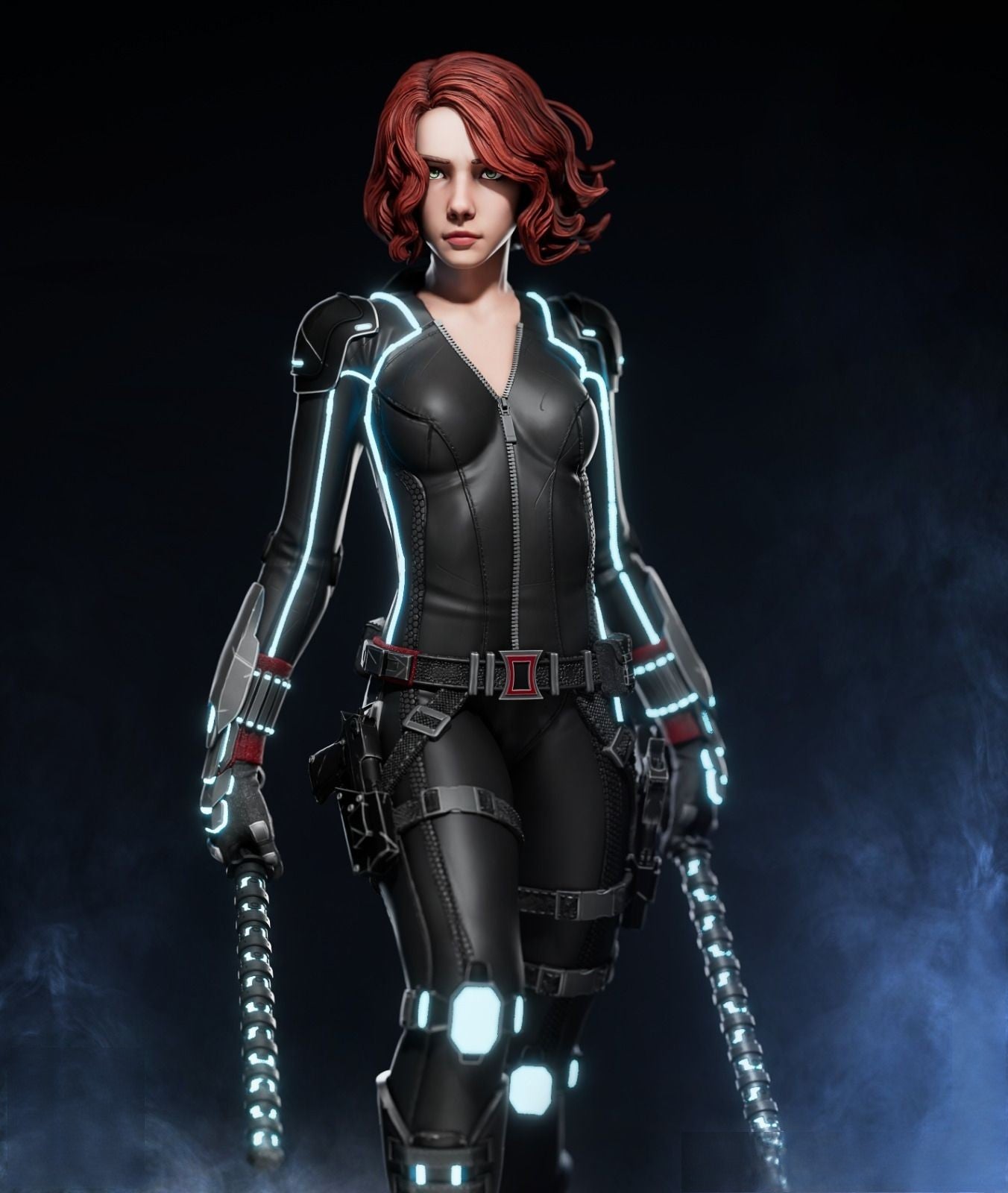 1293 Black Widow - MARVEL COMICS  - STL 3D Print Files