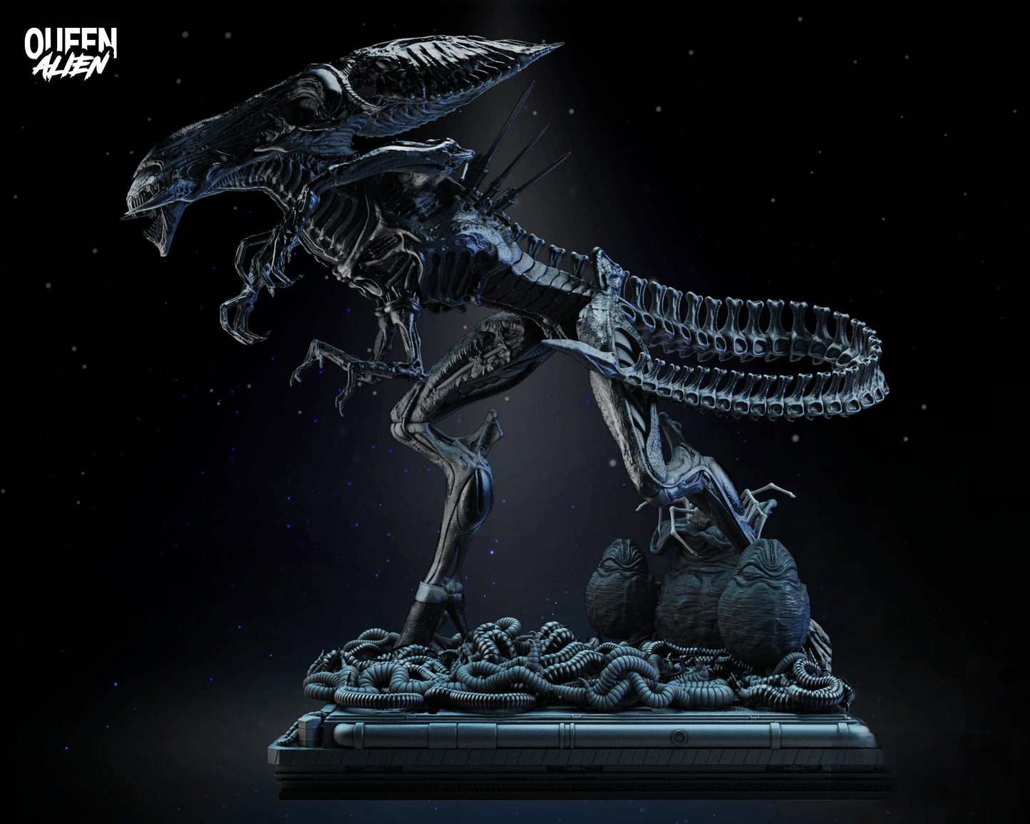 Queen Alien - The Alien Queen - STL 3D Print Files