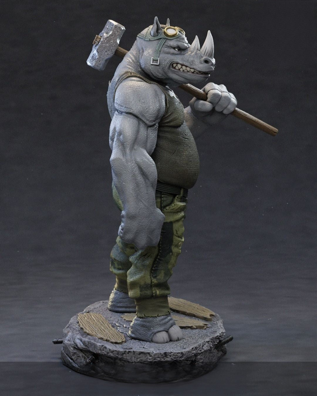 Rocksteady - TMNT - STL 3D Print Files