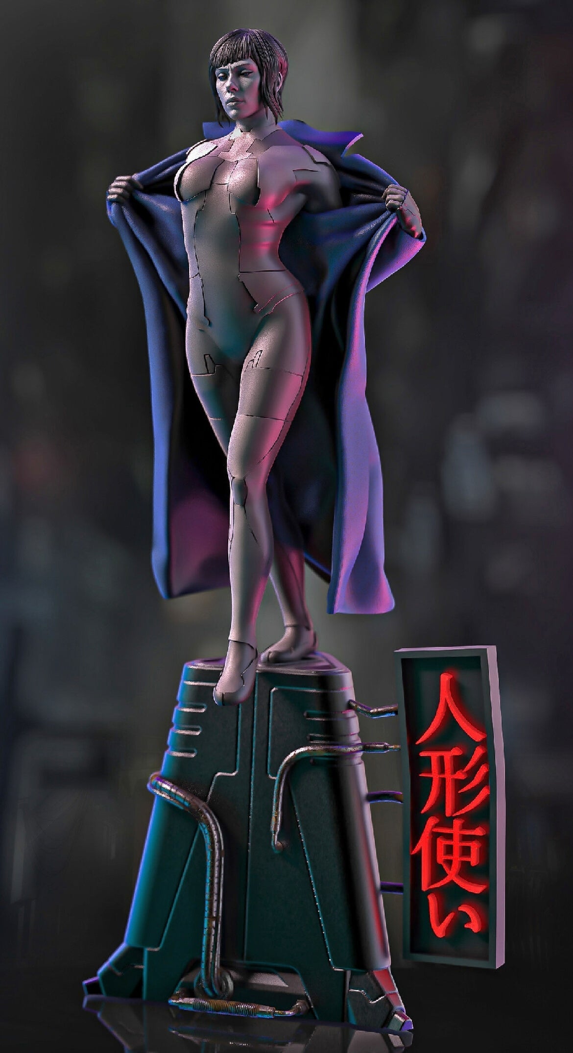 Major Motoko 3 VERSION - Ghost In The Shell - STL 3D Print Files