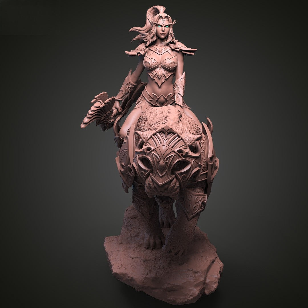 Tyrande and Ashalah - World of Warcraft - STL 3D Print Files