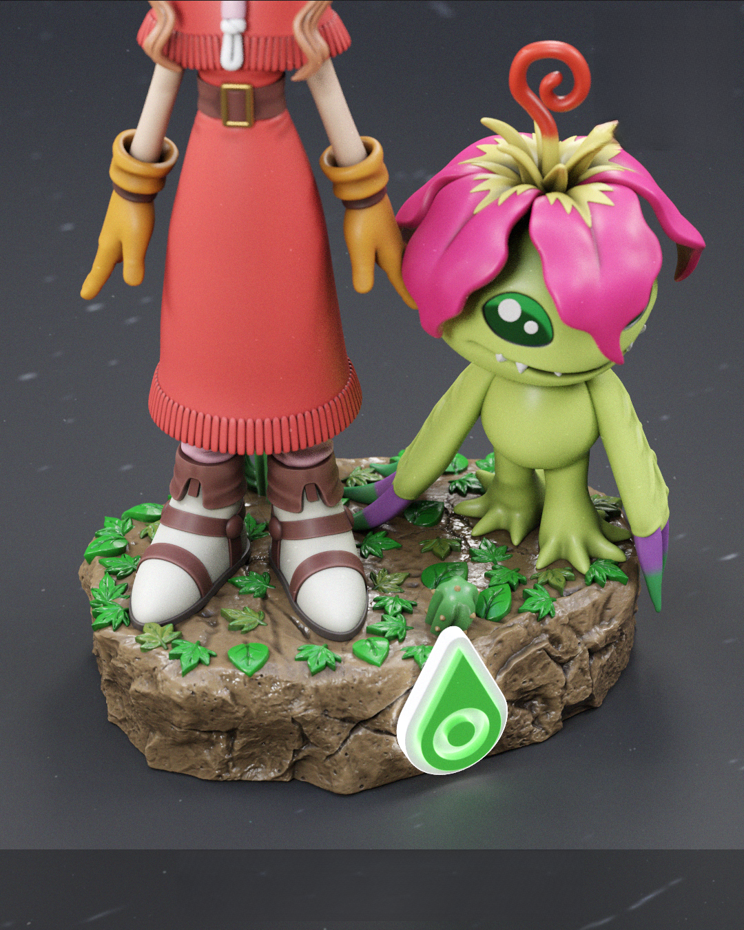 Mimi and Palmon - Digimon - STL 3D Print Files