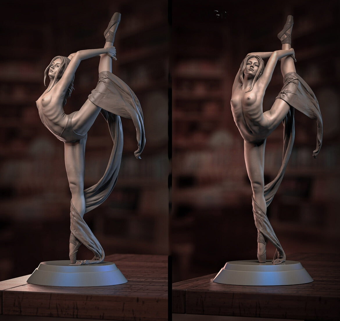 Venturi NSFW - Artistic Ballerina - STL 3D Print Files