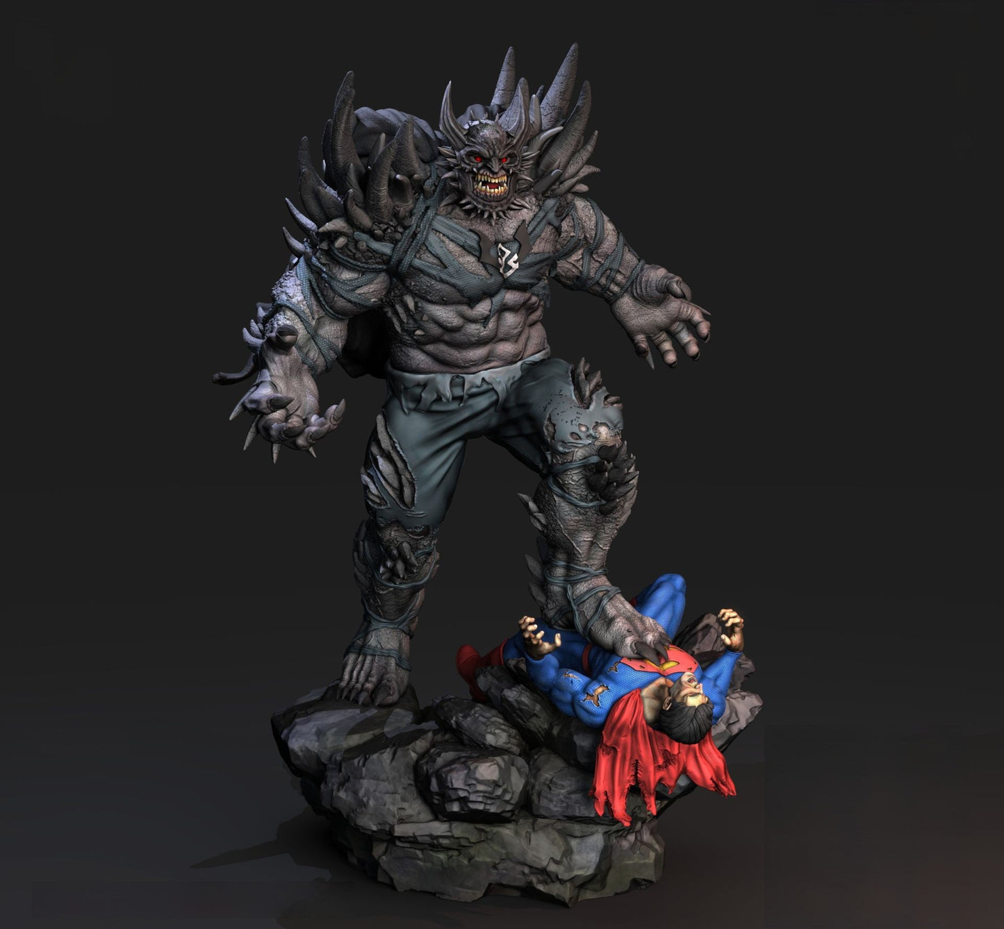 Superman Vs Devastator - DC Comics - STL 3D Print Files