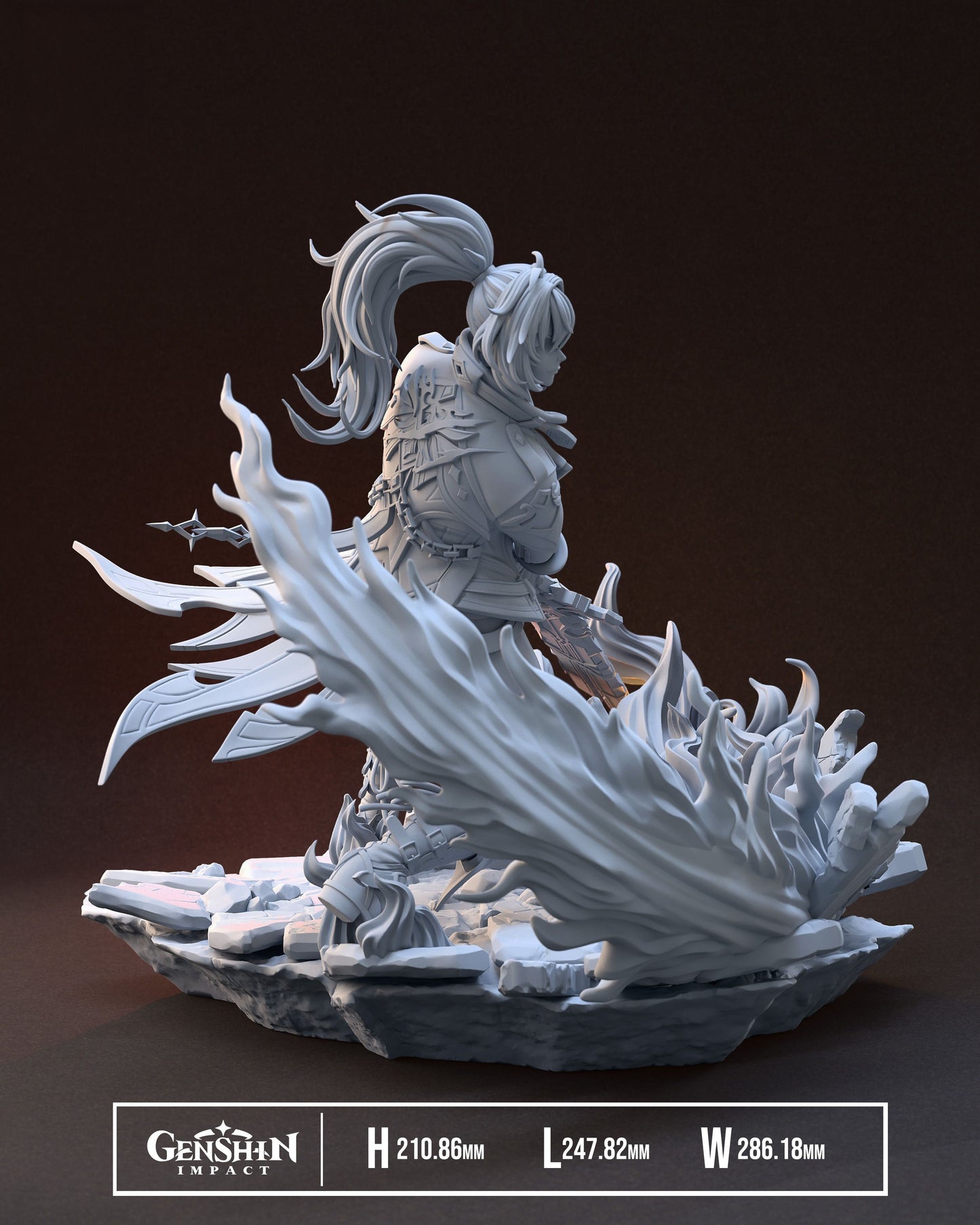 1230 Diluc - Genshin Impact - STL 3D Print Files