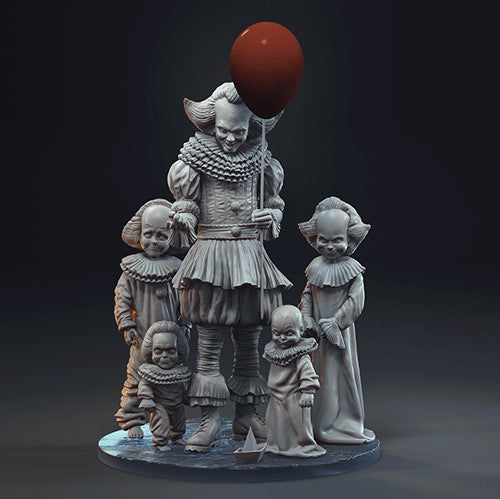 Pennywise Diorama - IT - STL 3D Print Files