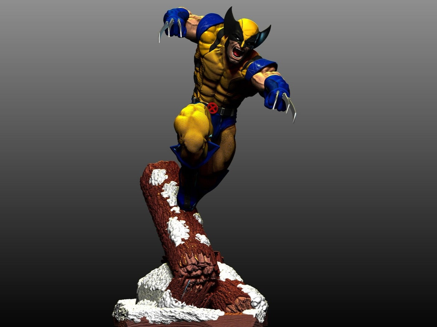 1401 Wolverine - X-MEN - STL 3D Print Files