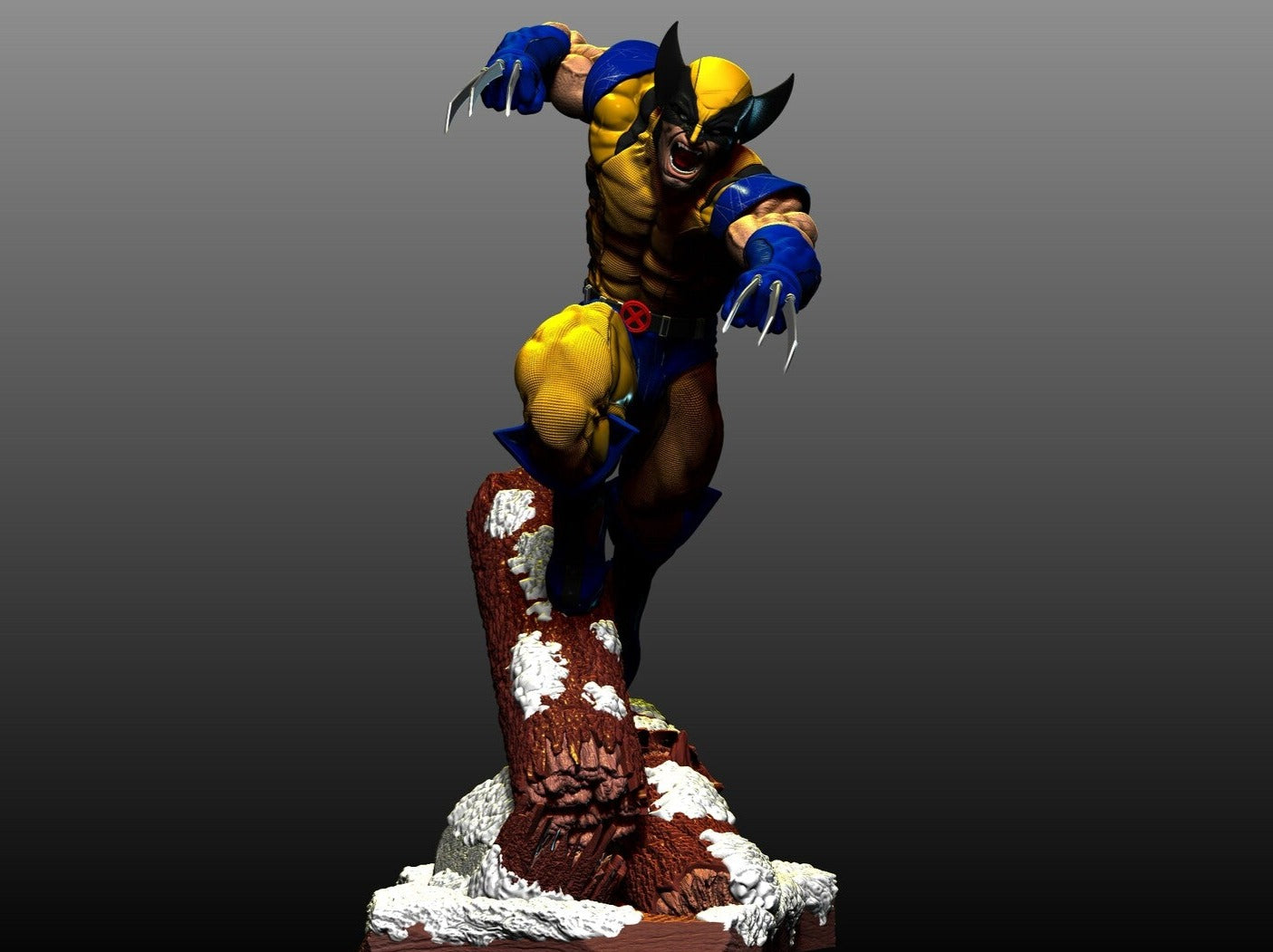 1401 Wolverine - X-MEN - STL 3D Print Files