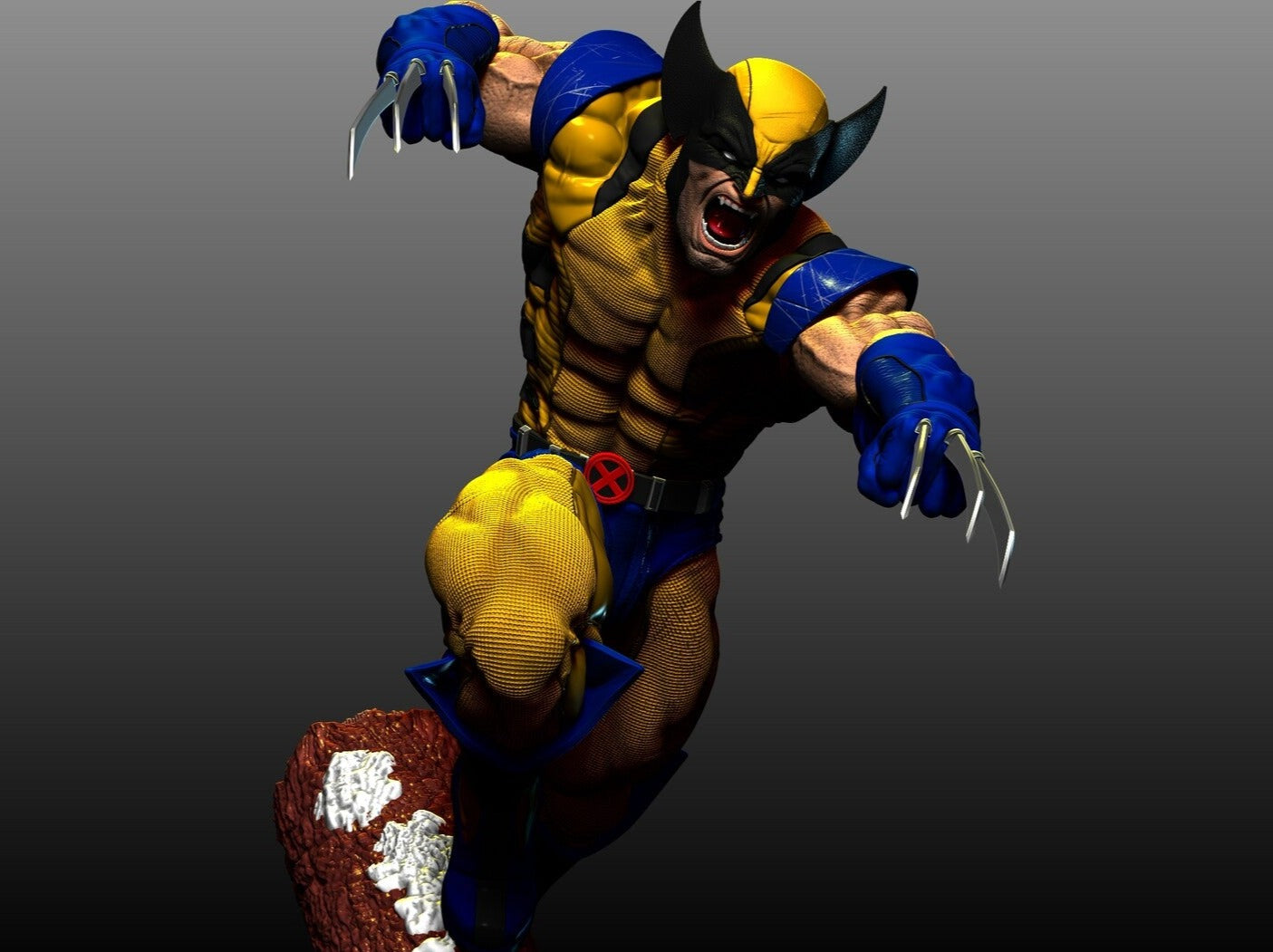 1401 Wolverine - X-MEN - STL 3D Print Files