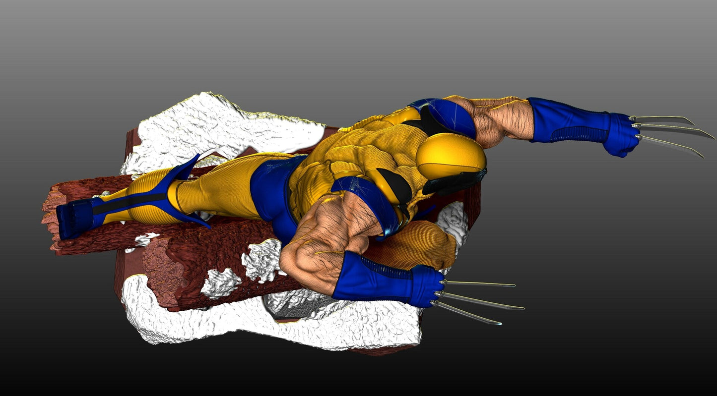 1401 Wolverine - X-MEN - STL 3D Print Files