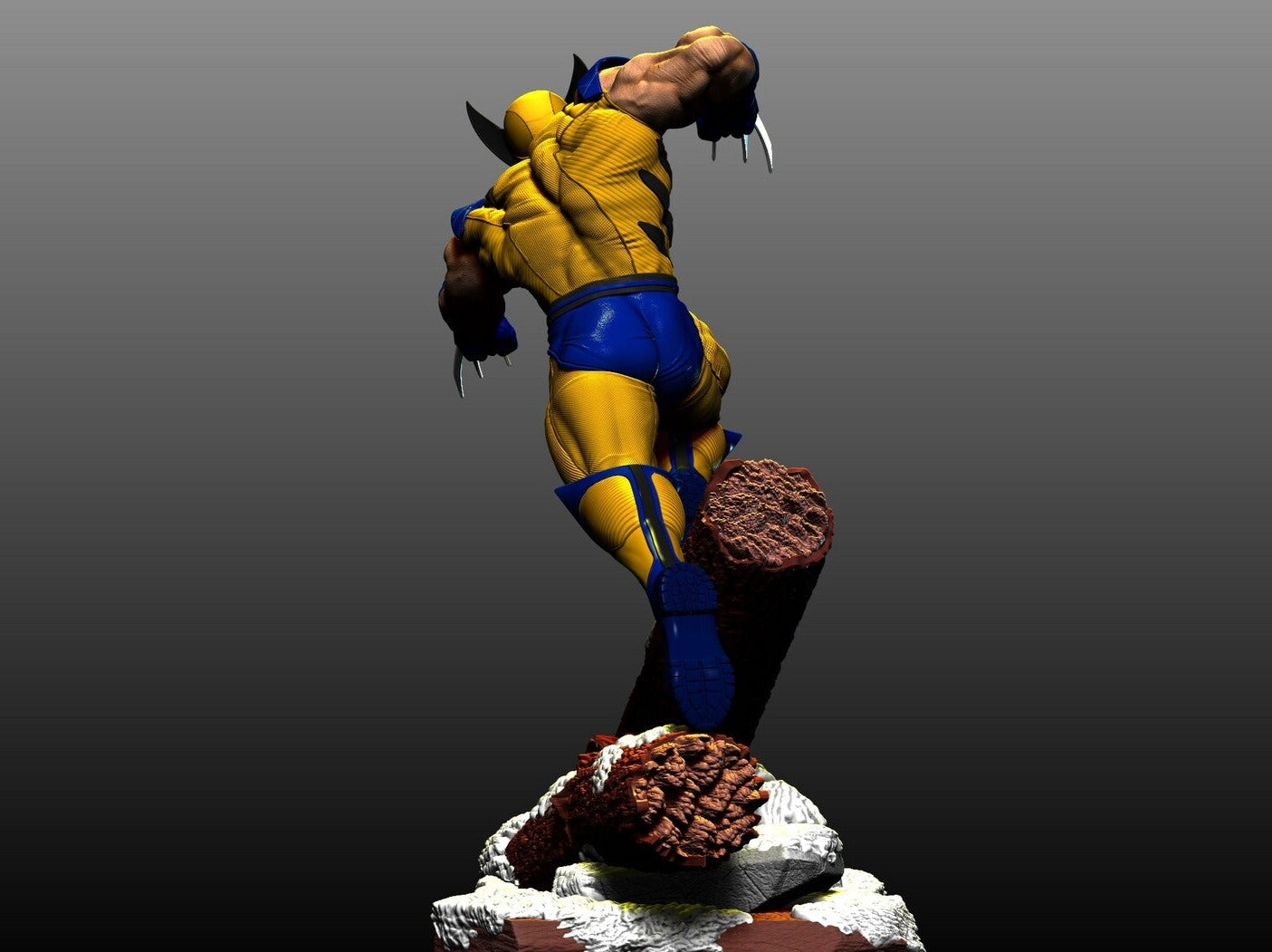 1401 Wolverine - X-MEN - STL 3D Print Files