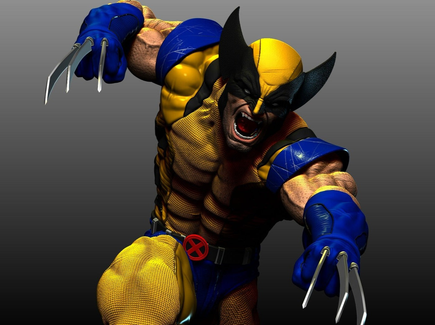 1401 Wolverine - X-MEN - STL 3D Print Files