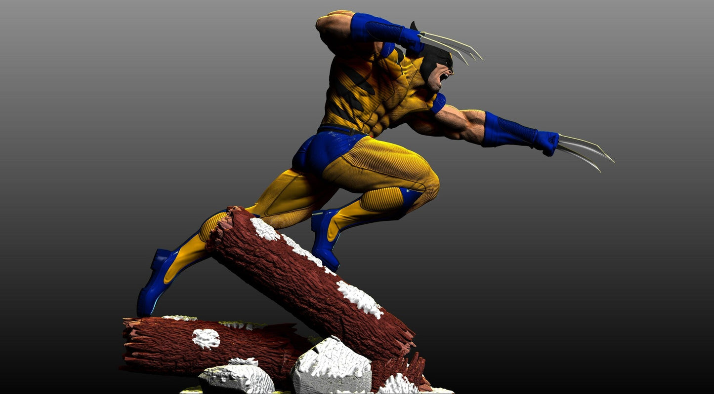 1401 Wolverine - X-MEN - STL 3D Print Files