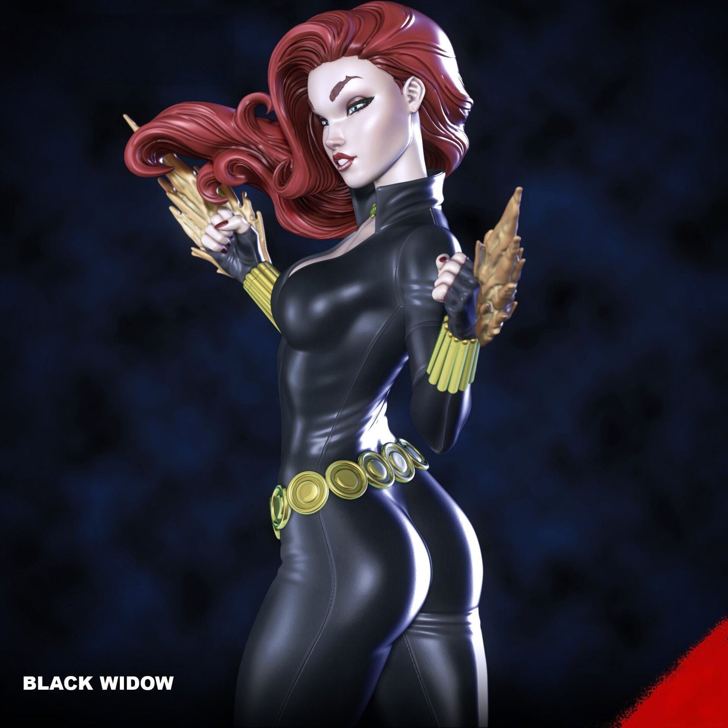 Black Widow Comic NSFW - STL 3D Print Files