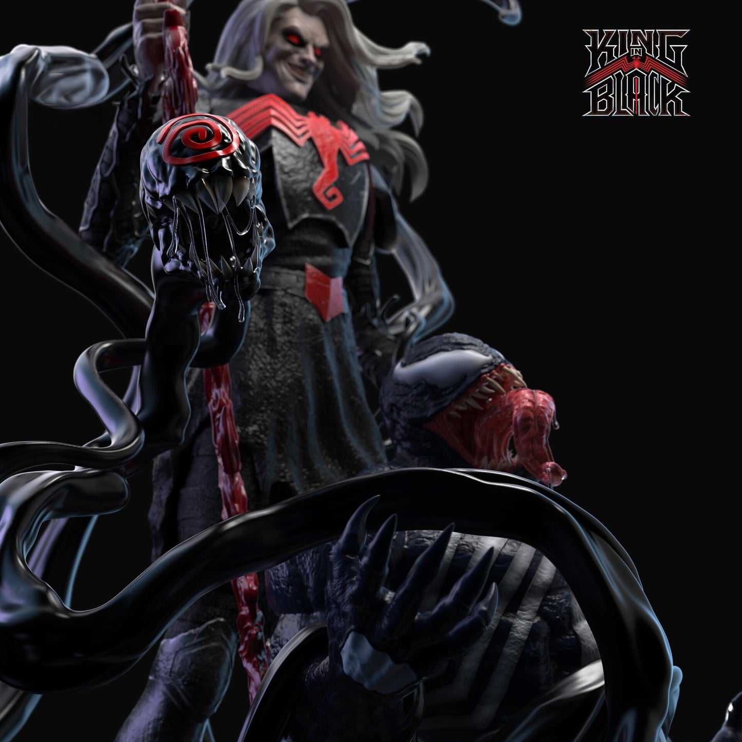 Knull The God Of The Symbiotes - King in Black - STL 3D Print Files