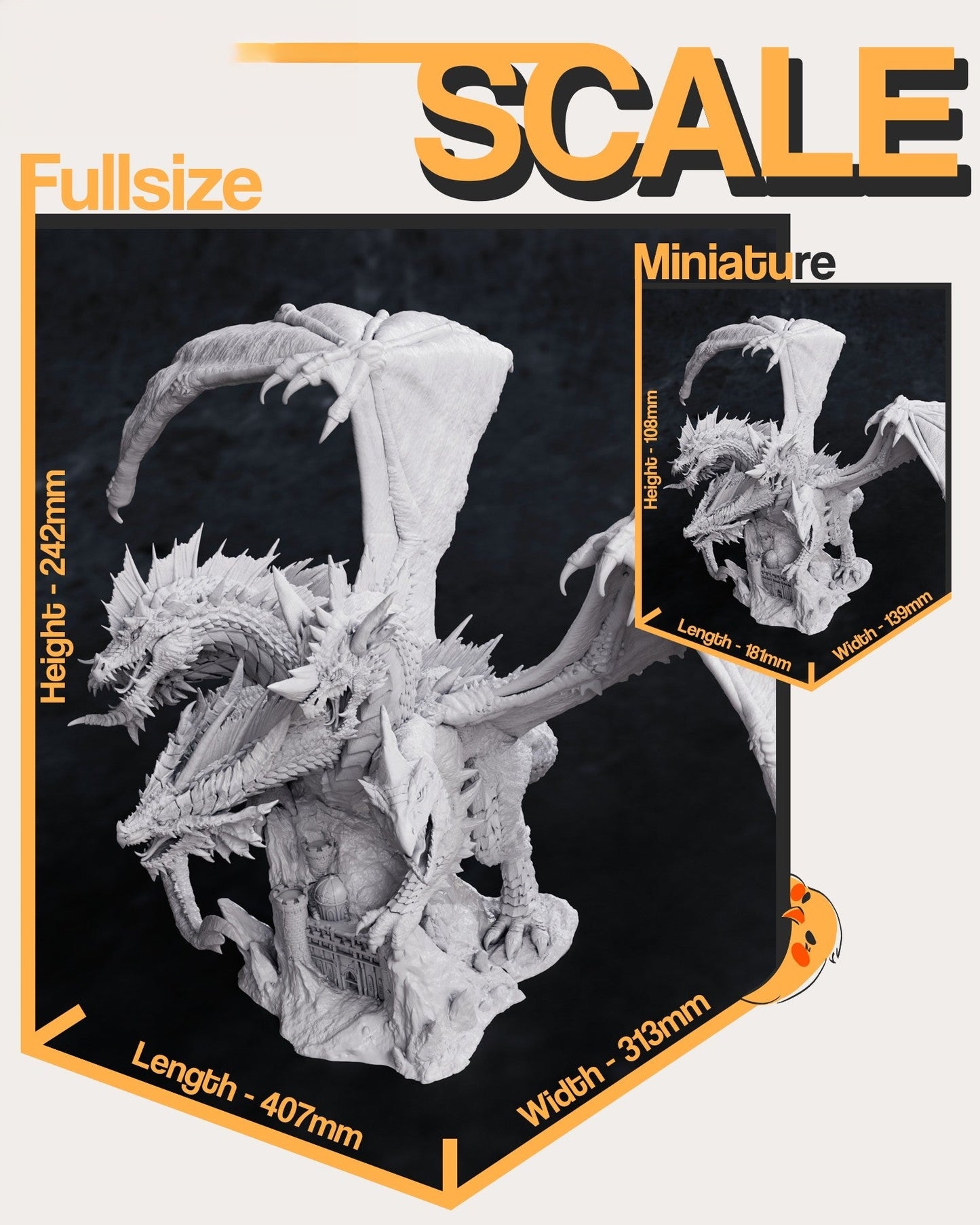 Tiamat - Dungeons & Dragons - STL 3D Print Files