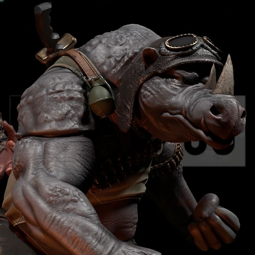 Rocksteady and Bebop - TMNT - STL 3D Print Files