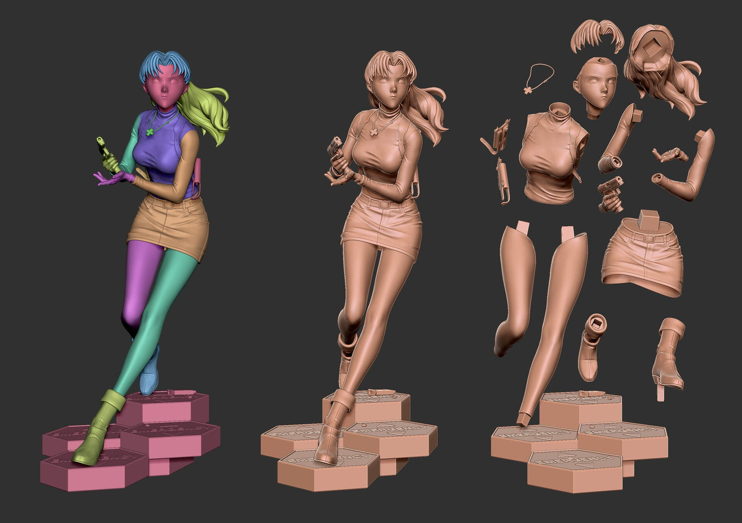 Misato Katsuragi - Evangelion - STL 3D Print Files