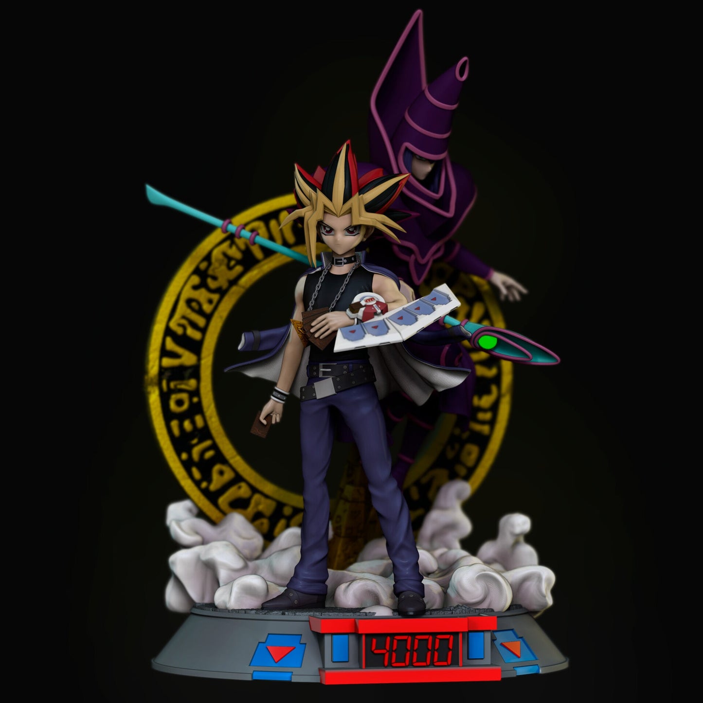 Yami Yugi And Dark Magician - STL 3D Print Files