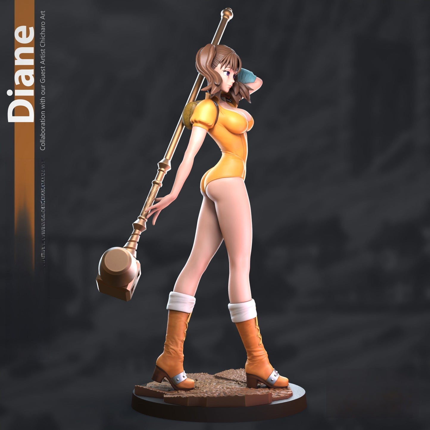 Diane NSFW - Seven Deadly Sins - STL 3D Print Files