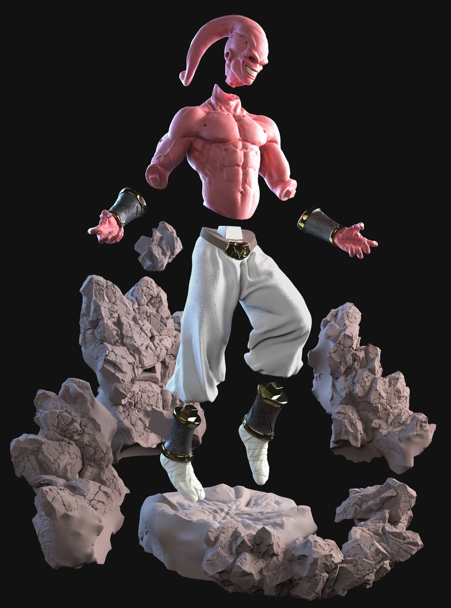 Majin Buu - Dragon Ball Z - STL 3D Print Files