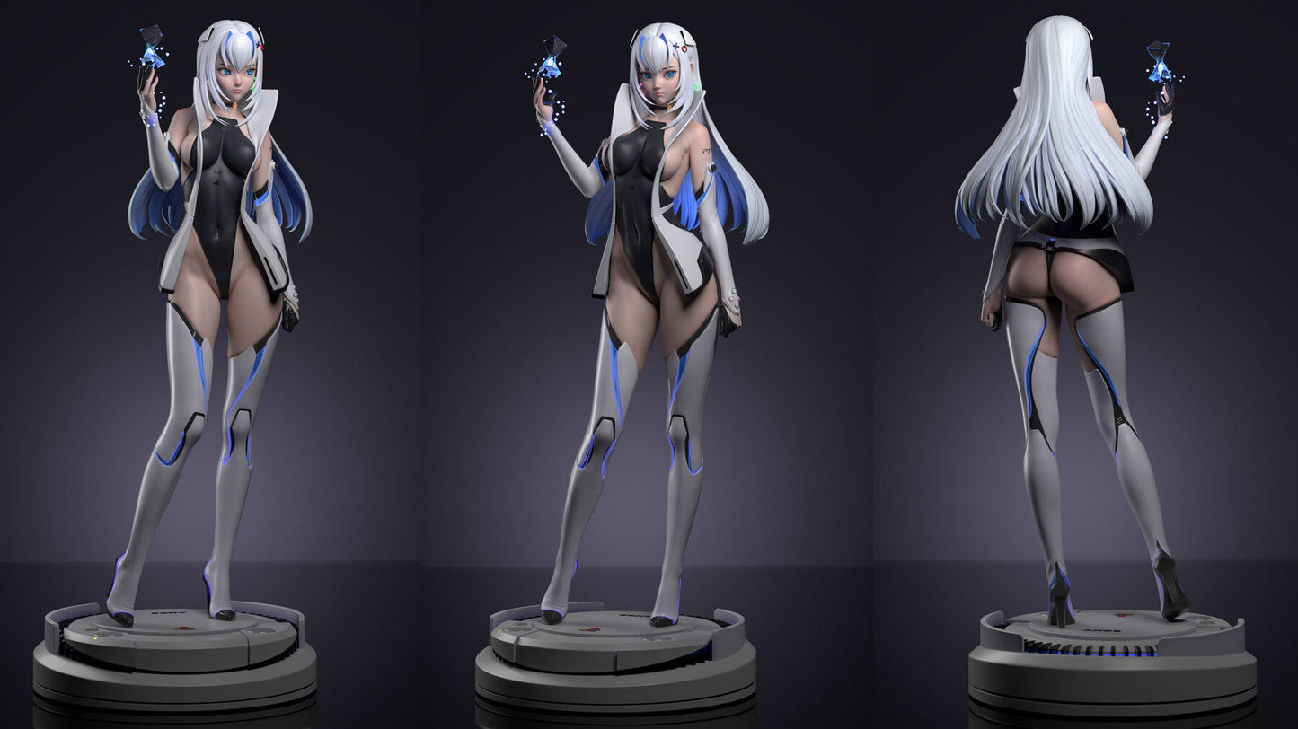 PS5 Chan and Bunny Statue  - STL 3D Print Files