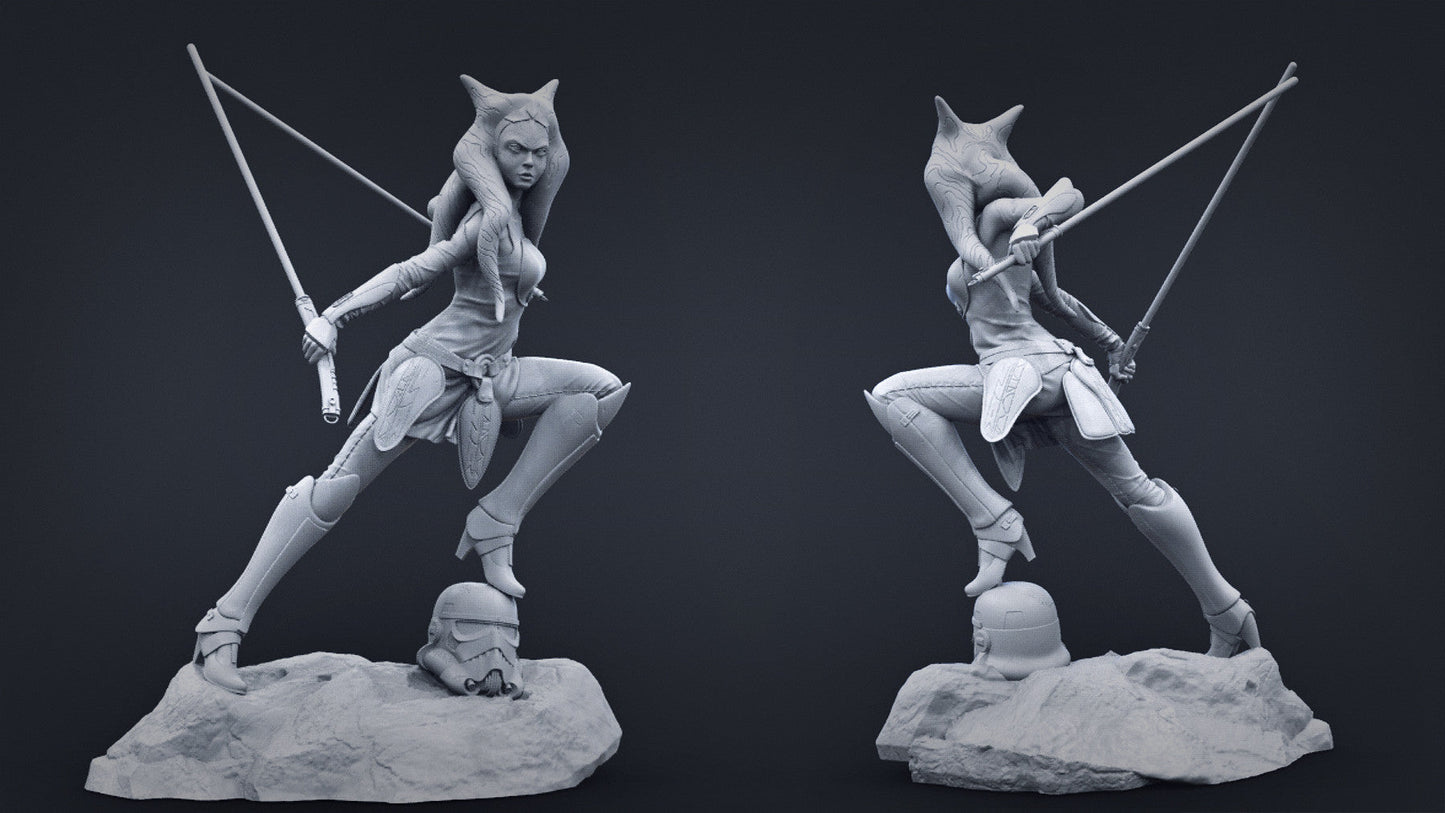 1850 Ahsoka Tano - The Clone Wars - Star Wars - STL 3D Print Files