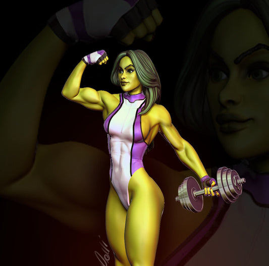 1598 She Hulk - Marvel Comics - STL 3D Print Files