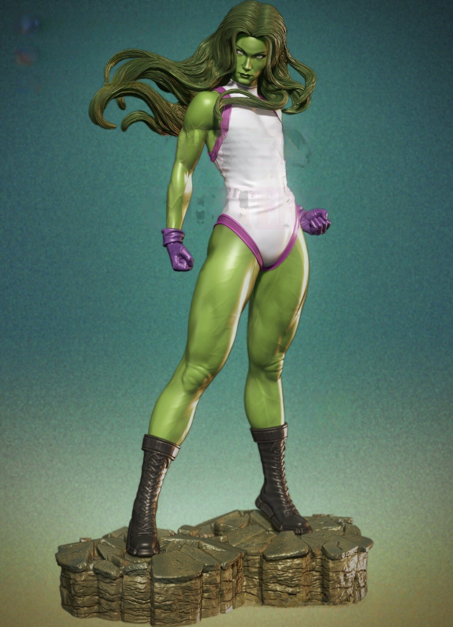 1438 She-Hulk - Marvel Comics - STL 3D Print Files
