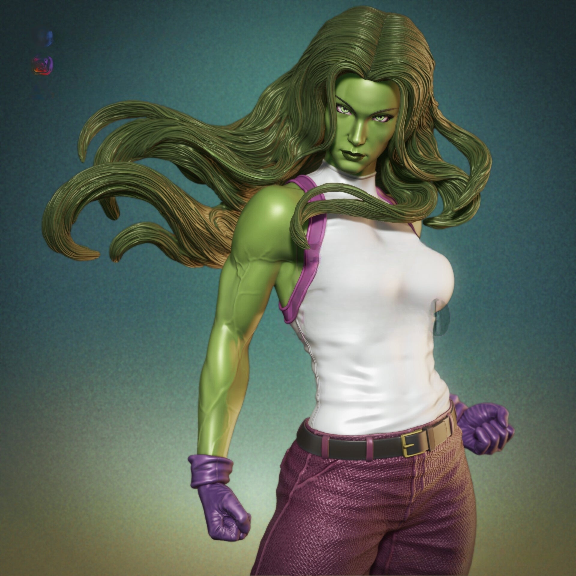 1438 She-Hulk - Marvel Comics - STL 3D Print Files – My Stl