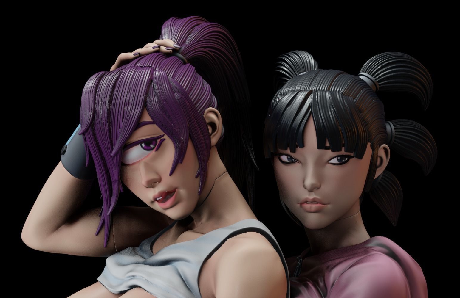 Lee Lab Amy Leela and Amy NSFW - Futurama - STL 3D Print Files – My Stl
