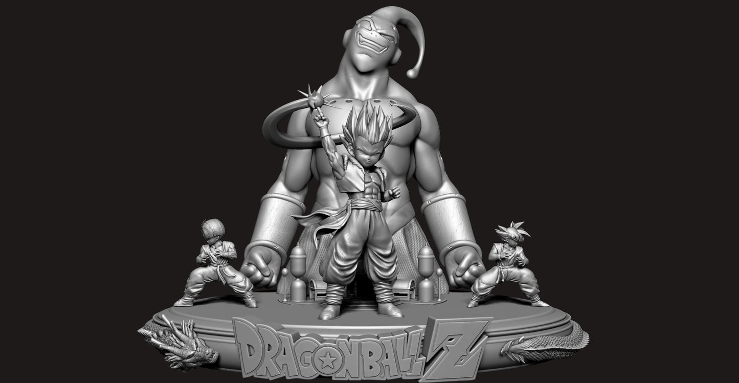 Gotenks Diorama - Dragon Ball Z - STL 3D Print Files