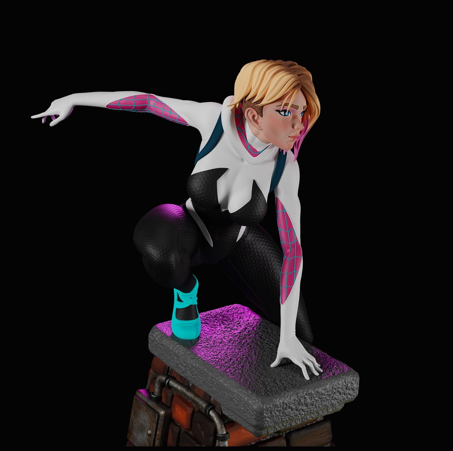 1580 Spider Gwen - STL 3D Print Files