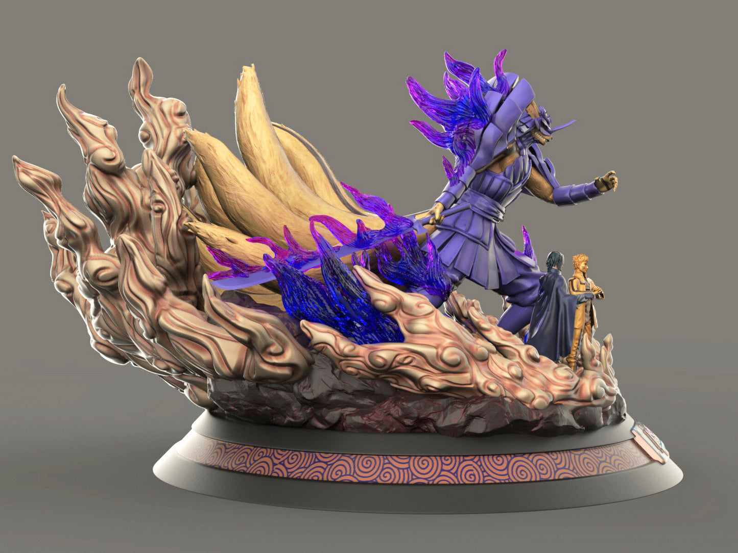 Kurama Naruto X Susanoo Sasuke - Naruto  - STL 3D Print Files