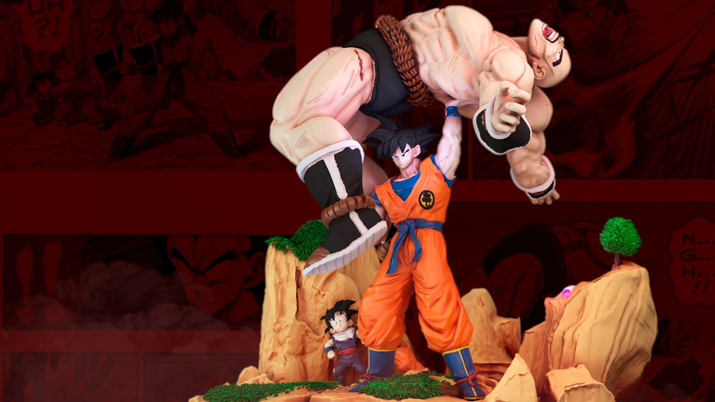 Goku VS Nappa Diorama - Dragon ball  - STL 3D Print Files