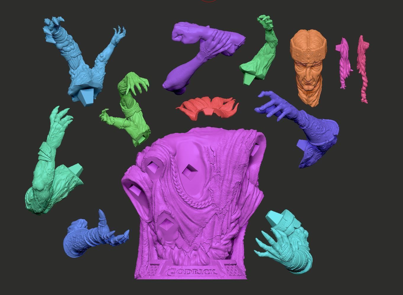 Godrick the Grafted - Elden Ring - STL 3D Print Files